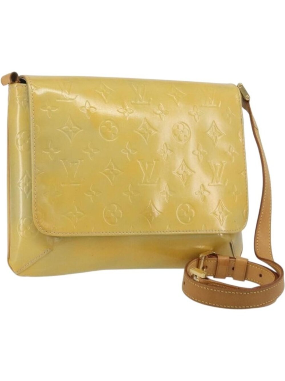 LOUIS VUITTON Monogram Vernis Thompson Street Bag Gris M91008